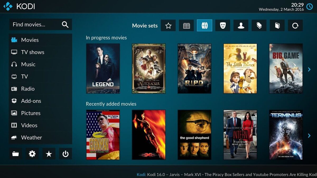 Pre-loaded Kodi Boxes are used for online video piracy through computers and set-top boxes