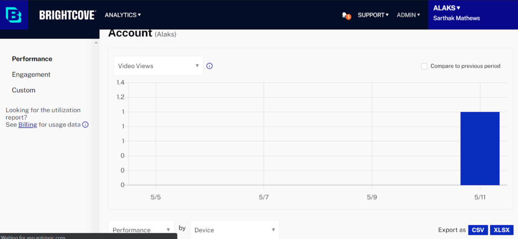 Brightcove- online video platform comparison analytics