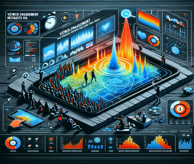 infographic showcasing Viewer Engagement Insights via Heatmap