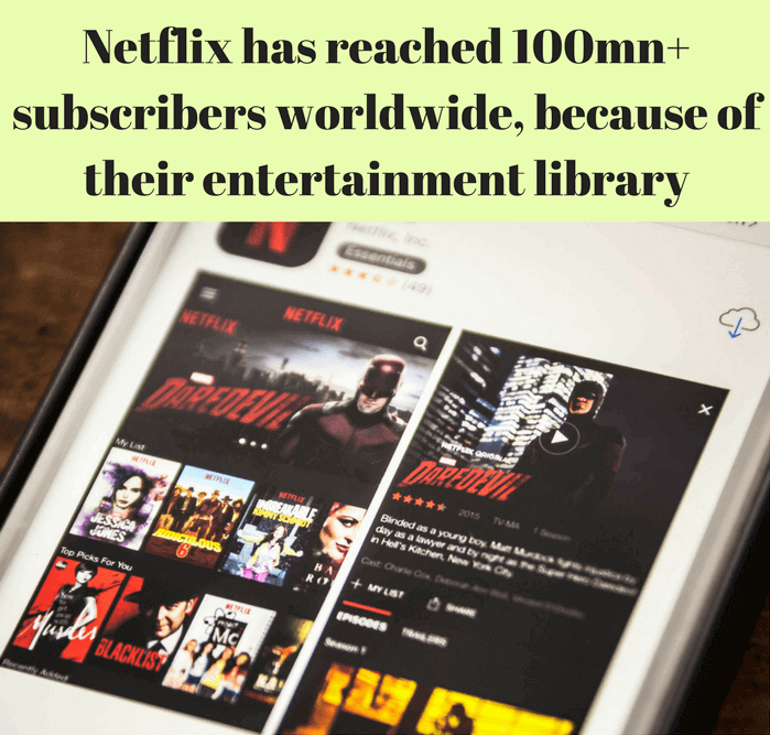 SVOD giant Netflix have reached 100mn+ subscribers internationally