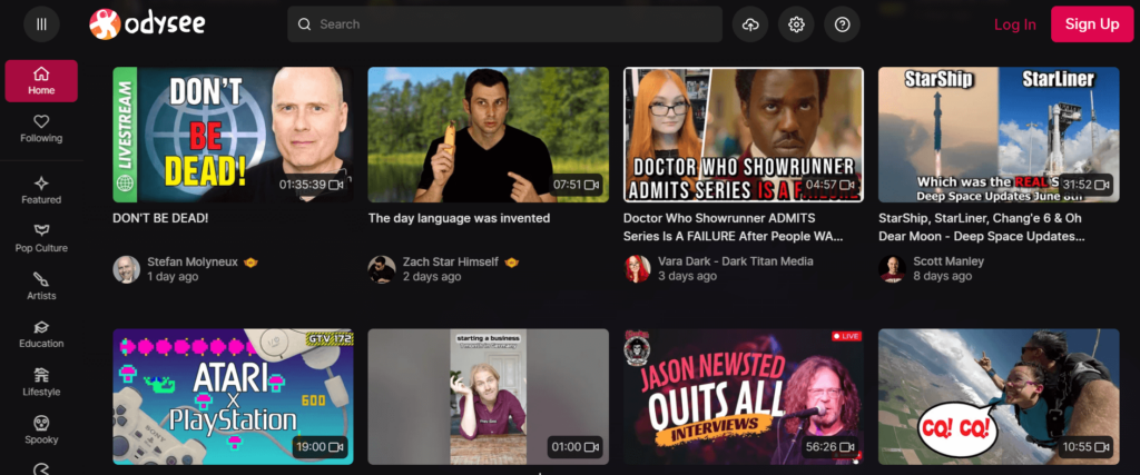 Odysee Video Platform